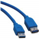 Tripp Lite 10ft USB 3.0 SuperSpeed Extension Cable A Male to A Female - (AA M/F) 10-ft. - RoHS, TAA Compliance U324-010