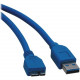 Tripp Lite 10ft USB 3.0 SuperSpeed Device Cable USB-A Male to USB Micro-B Male - (A to Micro-B M/M) 10-ft. - RoHS Compliance U326-010