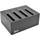 Tripp Lite 4-Bay Docking Station USB 3.0/eSATA to SATA 2.5-3.5" Hard Drives - 4 x HDD Supported - 4 x Total Bay - 4 x 2.5"/3.5" Bay - UASP Support - Serial ATA/600 - eSATA, USB 3.0 U339-004