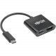 Tripp Lite USB C to HDMI Adapter Converter w/ PD Charging 4K USB Type C to HDMI - 1 x HDMI - Mac, PC, Chrome OS U444-06N-H4B-C