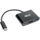 Tripp Lite USB C to HDMI Multiport Adapter w/ USB Hub, HDMI, PD Charging USB Type C, USB-C Thunderbolt 3 Compatible - 1 x HDMI - Mac, PC, Chrome OS U444-06N-H4UB-C