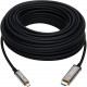 Tripp Lite U444F3-50M-H4K6 Fiber Optic Audio/Video Cable - 164.04 ft Fiber Optic A/V Cable for Audio/Video Device, MacBook, Notebook, HDTV, Monitor, Projector, Desktop Computer, Audio/Video Box, Digital Signage Display, POS Device, Security Camera, ... - 