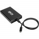 Tripp Lite USB 3.1 Gen 2 10Gbps SATA SSD/HDD USB-C Enclosure Adapter w/ UASP - 1 x Total Bay - 1 x 2.5" Bay - UASP Support - Serial ATA - USB 3.1 - Aluminum U457-025-SATAG2