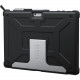 Urban Armor Gear Scout Carrying Case (Folio) Tablet - Black - Impact Resistant, Scratch Resistant, Abrasion Resistant, Drop Resistant, Slip Resistant - Aluminum Stand, Rubber Stand - TAA Compliance UAG-SFPRO4-BLK-VP