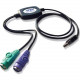 ATEN PS/2 to USB Adapter - Type A Male USB, mini-DIN (PS/2) Female - 35.43" UC10KM