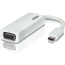 ATEN USB-C to VGA Adapter - 1 Pack - Type C USB - 1 x VGA UC3002