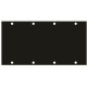 Middle Atlantic Products UCP Blanking Panel - Steel - Black - 2U Rack Height - 3.5" Height - 6.8" Width UCPB2