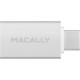 Mace Group Macally USB-C to USB-A Adapter (2-Pack) - 2 Pack - 1 x Type C Male USB - 1 x Type A Female USB - White UCUAF2