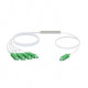 UBIQUITI UFiber Splitter - 4.92 ft Fiber Optic Network Cable for Network Device - First End: 1 x SC/APC Male Network - Second End: 4 x SC/APC Male Network - Splitter Cable UF-SPLITTER-4