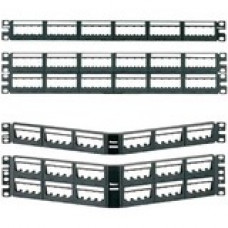 Panduit Mini-Com UICMPP24BLY Ultimate ID 24-Port Modular Patch Panel - 24 - 24 Port(s) - 24 x RJ-11 - TAA Compliance UICMPP24BLY