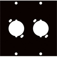 Middle Atlantic Products Punchout Panel - Black - 3.5" Height - 3.4" Width UNIV2