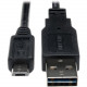 Tripp Lite 1ft USB 2.0 High Speed Cable Reversible A to 5Pin Micro B M/M - (Reversible A to 5Pin Micro B M/M) 1-ft. - RoHS Compliance UR050-001