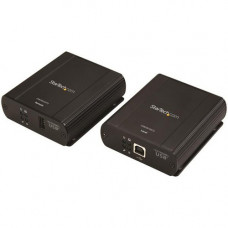 Startech.Com USB 2.0 Extender over Cat5e or Cat6 RJ45 Cable - 330ft/100m USB Extender Adapter Kit w/ ESD - Locally or Remotely Powered - USB 2.0 extender connects a USB device up to 330ft/100m over CAT5e/CAT6 RJ45 cable 480Mbps - Industrial Metal USB exte