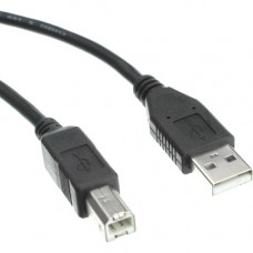 Accortec USB 2.0 Type-A to Type-B Cable M/M 6ft - 6 ft USB Data Transfer Cable for Mouse, Keyboard, Portable Hard Drive, Printer, Camera - First End: 1 x Type A Male USB - Second End: 1 x Type B Male USB - 480 Mbit/s - Shielding USB2ABMM06-ACC