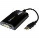 Startech.Com USB to DVI Adapter - External USB Video Graphics Card for PC and MAC- 1920x1200 - 6.50" DVI/USB Video Cable for Hard Drive, Video Device, Monitor, Graphics Card, Projector - First End: 1 x Type A Male USB - Second End: 1 x DVI-I Female V
