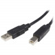 Startech.Com High Speed Certified USB 2.0 - USB cable - 4 pin USB Type A (M) - 4 pin USB Type B (M) - 1.8 m ( USB / Hi-Speed USB ) - Type A Male - Type B Male - 6ft - RoHS Compliance USB2HAB6