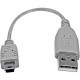 Startech.Com 6in Mini USB 2.0 Cable - A to Mini B - Type A Male USB - Mini Type B Male USB - 6 - Gray - RoHS Compliance USB2HABM6IN