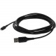 AddOn 3.0m (9.8ft) USB 2.0 (A) Male to Lightning Male Sync and Charge Black Cable - 9.84 ft Lightning/USB Data Transfer Cable for Notebook, PC, USB Charger, Smartphone, Tablet - First End: 1 x Type A Male USB - Second End: 1 x Lightning Male Proprietary C