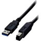 Comprehensive USB Data Tranfer Cable - USB - 15 ft - Type A Male USB - Type B Male USB USB3-AB-15ST