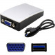 AddOn USB 3.0 (A) Male to VGA Female White Video Adapter - 100% compatible and guaranteed to work USB302VGA