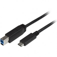 Startech.Com 2m 6 ft USB C to USB B Printer Cable - M/M - USB 3.0 - USB B Cable - USB C to USB B Cable - USB Type C to Type B Cable - 6.56 ft USB Data Transfer Cable for Docking Station, Printer, Notebook, Tablet - First End: 1 x Type C Male USB - Second 
