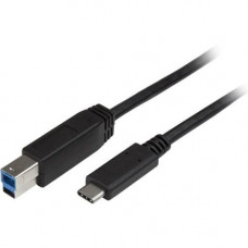 Startech.Com 2m 6 ft USB C to USB B Printer Cable - M/M - USB 3.0 - USB B Cable - USB C to USB B Cable - USB Type C to Type B Cable - 6.56 ft USB Data Transfer Cable for Docking Station, Printer, Notebook, Tablet - First End: 1 x Type C Male USB - Second 