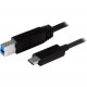 Startech.Com 1m (3ft) USB-C to USB-B Cable - M/M - USB 3.1 (10Gbps) - USB Type-C to USB Type-B Cable - 3.28 ft USB Data Transfer Cable for PC, Portable Hard Drive, Docking Station - First End: 1 x Type C Male USB - Second End: 1 x Type B Male USB - 1.25 G