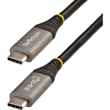 Startech.Com USB-C Data Transfer Cable - 1.64 ft USB-C Data Transfer Cable for Docking Station, Hard Drive, Notebook, MacBook, Smartphone, Mobile Device, Charger, Wall Charger, Car Charger, Power Bank, External Hard Drive, ... - First End: 1 x 24-pin Type