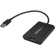 Startech.Com USB to DisplayPort Adapter - USB to DP 4K Video Adapter - USB 3.0 - 4K 30Hz - 1 Pack - 1 x Type A Male USB - 1 x DisplayPort Female Digital Audio/Video - 3840 x 2160 Supported - Black - TAA Compliant - TAA Compliance USB32DPES2