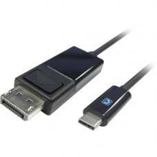 Comprehensive Type-C Male to DisplayPort Male Cable - 1.2m - 3.94 ft DisplayPort/USB A/V Cable for Audio/Video Device, Monitor, MacBook, Chromebook, Notebook - First End: 1 x Type C Male USB - Second End: 1 x DisplayPort Male Digital Audio/Video - Support