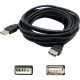 AddOn 2m USB 2.0 (A) Male to Male Black Cable - 6.56 ft USB Data Transfer Cable for Notebook, PC, USB Charger, Mouse, Keyboard, External Hard Drive, Flash Drive - First End: 1 x Type A Male USB - Second End: 1 x Type A Male USB - Black - 1 USB3EXTAA2M