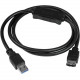 Startech.Com USB 3.0 to eSATA HDD / SSD / ODD Adapter Cable - 3ft eSATA Hard Drive to USB 3.0 Adapter Cable - SATA 6 Gbps - 3 ft eSATA/USB Data Transfer Cable for MacBook, Ultrabook, Blu-ray Player - First End: 1 x Type A Male USB - Second End: 1 x Female