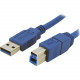 Startech.Com 1 ft SuperSpeed USB 3.0 Cable A to B - M/M - Type A Male USB - Type B Male USB - 1ft USB3SAB1