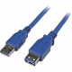 Startech.Com 6 ft SuperSpeed USB 3.0 Extension Cable A to A M/F - Type A Male USB - Type A Female USB - 6ft - Blue - RoHS Compliance USB3SEXTAA6