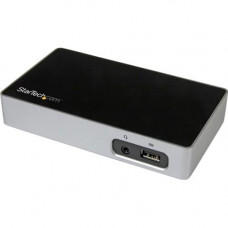 Startech.Com USB 3.0 Docking Station - Compatible with Windows / macOS - Supports a Single 4K Ultra HD DisplayPort Display - USB3VDOCK4DP - USB-A Docking Station - 4K Ultra HD - DisplayPort Port - USB-A Dock for PC and MacBook Laptops - Fast-Charge USB 3.