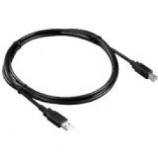 MicroPac USB 2.0 Printer Cable - Type A Male USB - Type B Male USB - 6ft - Black USBAB-6FT