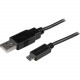 Startech.Com 3m 10 ft Long Micro-USB Charge and Sync Cable M/M - USB 2.0 A to Micro USB - 24 AWG - 9.84 ft USB Data Transfer Cable for Tablet, Cellular Phone, Smartphone - First End: 1 x Type A Male USB - Second End: 1 x Type B Male Micro USB - 480 Mbit/s