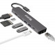 Plugable 7-in-1 USB C Hub Multiport Adapter w Ethernet Turns a Single Port into a 7-in-1 USB-C Hub - Compatible with Mac, Windows, Chromebook, Dell XPS and Thunderbolt 3 (87W Charging, Gigabit Ethernet, 4K HDMI, 2x USB, SD/microSD) USBC-7IN1E