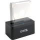 Plugable USBC-SATA-V Drive Dock External - 1 x Total Bay - 1 x 2.5"/3.5" Bay - Serial ATA/600 - USB 3.1 USBC-SATA-V