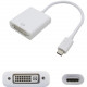 AddOn 9in USB 3.1 (C) Male to DVI-I (29 pin) Female White Video Adapter - 100% compatible and guaranteed to work USBC2DVIIW