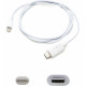 AddOn 5-Pack of 1m USB 3.1 (C) Male to Lightning Male White Adapter Cables - 100% compatible and guaranteed to work USBC2LGT1MW-5PK