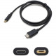 AddOn 1m USB 3.1 (C) Male to Micro-USB 2.0 (B) Male Black Adapter Cable - 100% compatible and guaranteed to work USBC2MUSB21MB