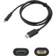 AddOn 50cm USB 3.1 (C) Male to Micro-USB 2.0 (B) Male Black Cable - 1.60 ft Micro-USB/USB-C Data Transfer Cable for MacBook, Notebook, Computer, Smartphone, Tablet, MP3 Player, PC - First End: 1 x Type B Male Micro USB - Second End: 1 x Type C Male USB - 
