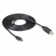 Black Box USB 3.1 Cable - Type C Male to USB 2.0 Type B Male, 2-m (6.5-ft.) - 6.56 ft USB-C/USB-B Data Transfer Cable for Printer, Computer, Scanner, Notebook, Hub, External Hard Drive - First End: 1 x Type C Male USB - Second End: 1 x Type B Male USB - 4