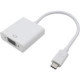 AddOn 9in USB 3.1 (C) Male to VGA Female White Video Adapter - 100% compatible and guaranteed to work USBC2VGAW