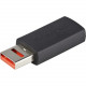 Startech.Com Secure Charging USB Data Blocker Adapter, Male/Female USB-A Data Blocking Charge/Power-Only Charging Adapter for Phone/Tablet - USB-A data blocking charging only adapter prevents data theft/spyware/malware - Power-Only No Data Pins - Male/Fem
