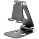 Startech.Com Phone and Tablet Stand - Adjustable Smartphone and Tablet Stand - Multi Angle - Foldable -Aluminum - Black (USPTLSTNDB) - Universal phone and tablet stand allows for easy use of your phone or tablet (such as the iPad Pro), w/o having to hold 