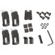 Havis Replacement Kit - Mounting component (4 hold down lugs, 4 vinyl lug caps, rear fence) - for Havis UT-2001 - TAA Compliance UT-2001-KIT
