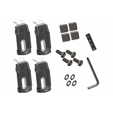 Havis Expansion Lug Kit for Added Depth - Mounting kit (4 hold down lugs, 4 vinyl lug caps, rear fence, vinyl cap) - TAA Compliance UT-2003-KIT