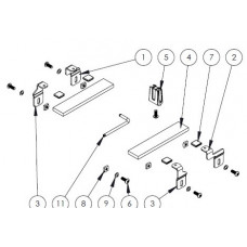 Havis UT-2006-KIT - Mounting component (adapter lug kit) - for Microsoft Surface Pro 3, Pro 4 - TAA Compliance UT-2006-KIT